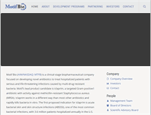 Tablet Screenshot of motifbio.com